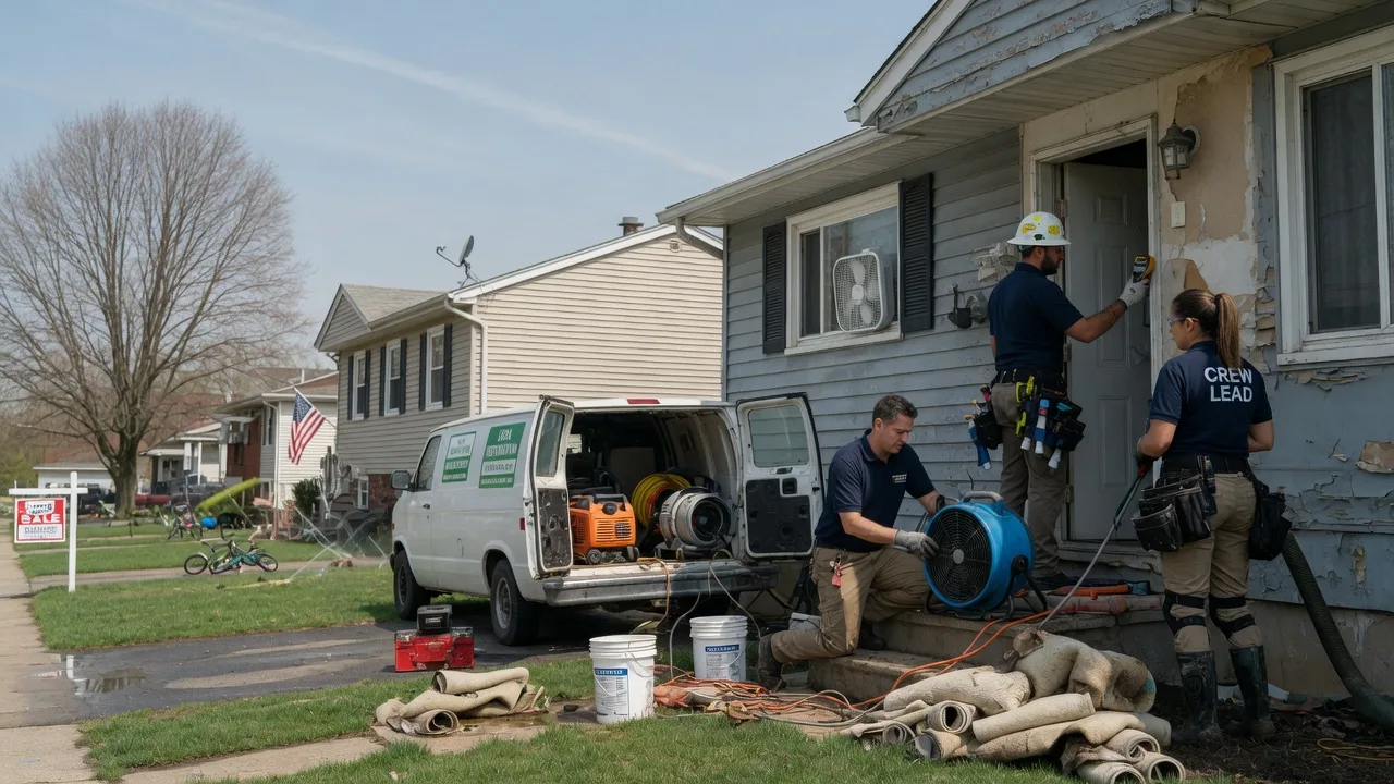 Flood Cleanup in Spencerville, OH near me