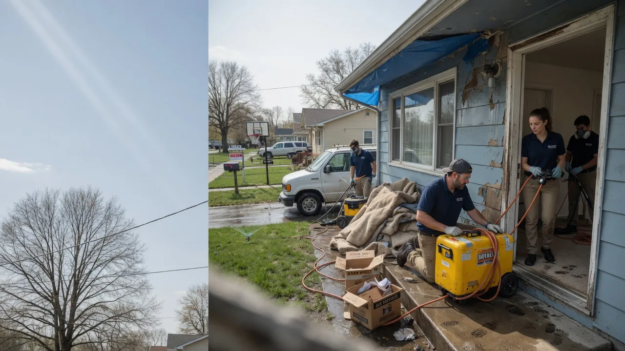 Basement Flood Cleanup in Spencerville, OH near me